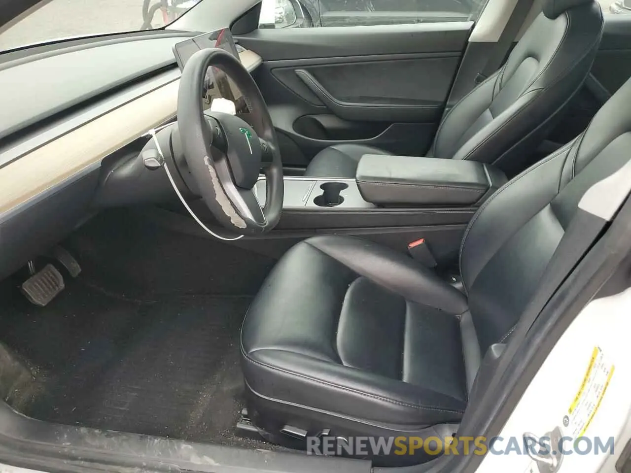 7 Photograph of a damaged car 5YJ3E1EAXMF940500 TESLA MODEL 3 2021