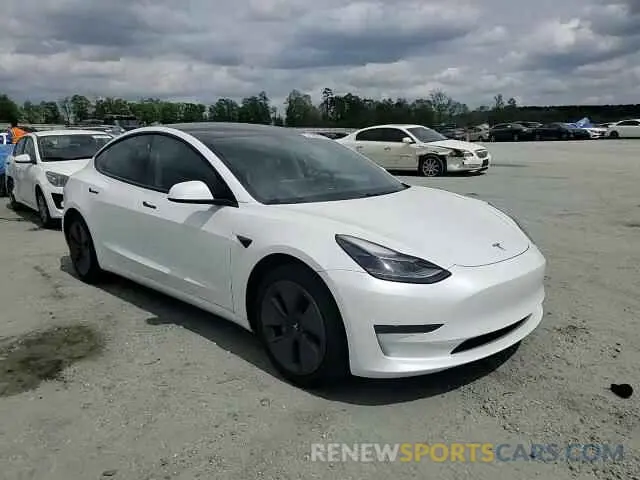 10 Photograph of a damaged car 5YJ3E1EAXMF973450 TESLA MODEL 3 2021
