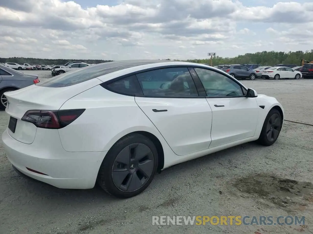 3 Photograph of a damaged car 5YJ3E1EAXMF973450 TESLA MODEL 3 2021