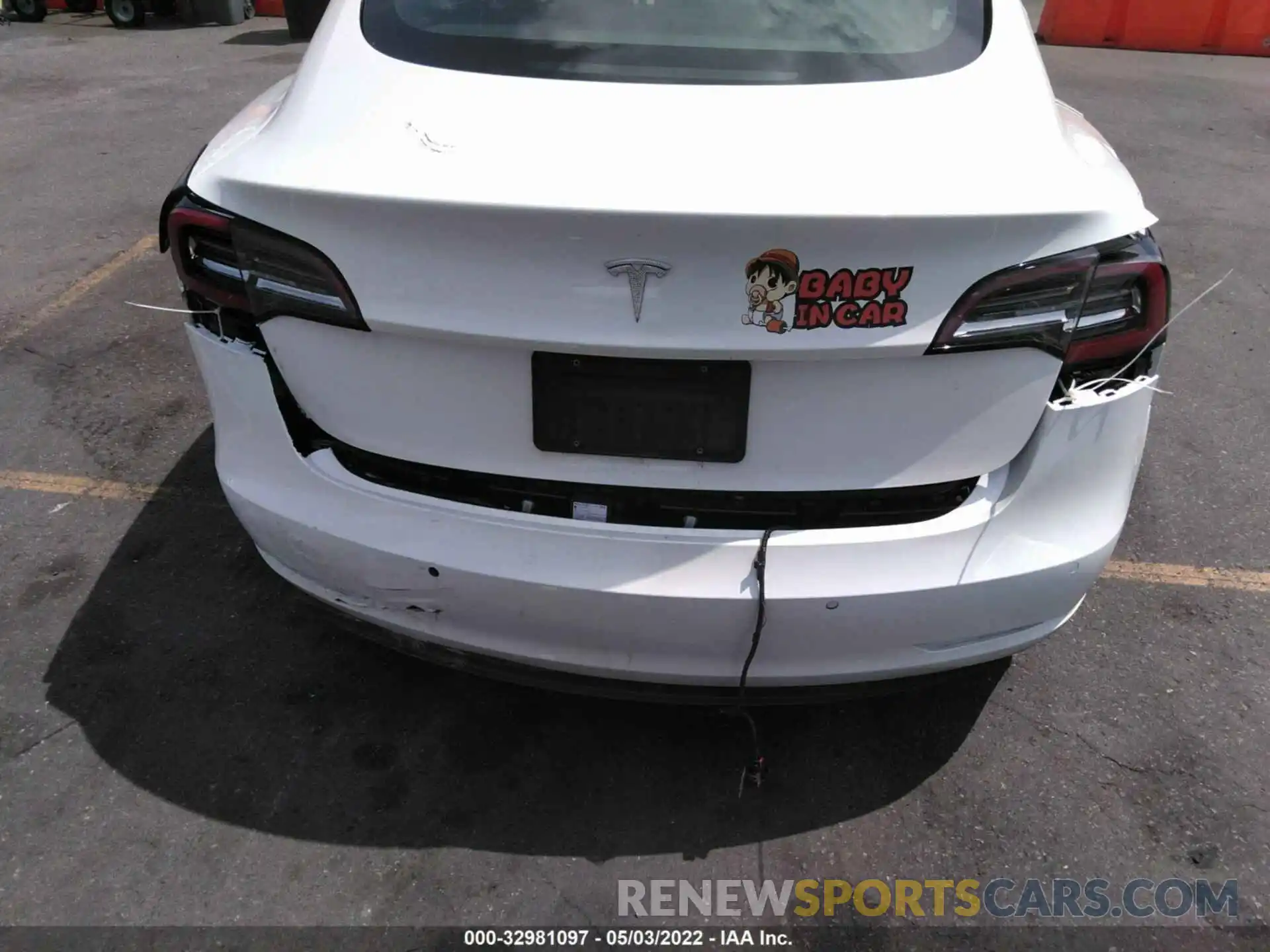 6 Photograph of a damaged car 5YJ3E1EAXMF976266 TESLA MODEL 3 2021