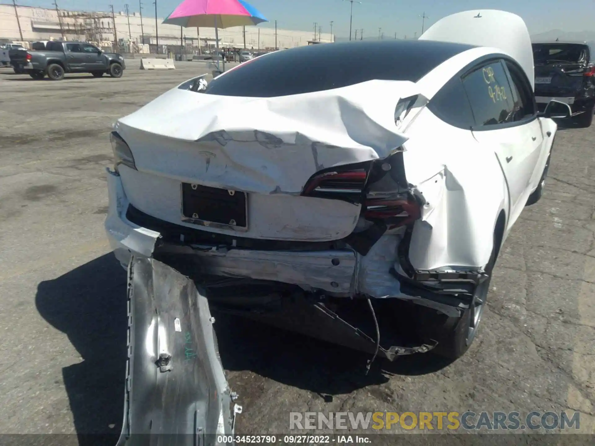 6 Photograph of a damaged car 5YJ3E1EAXMF977126 TESLA MODEL 3 2021