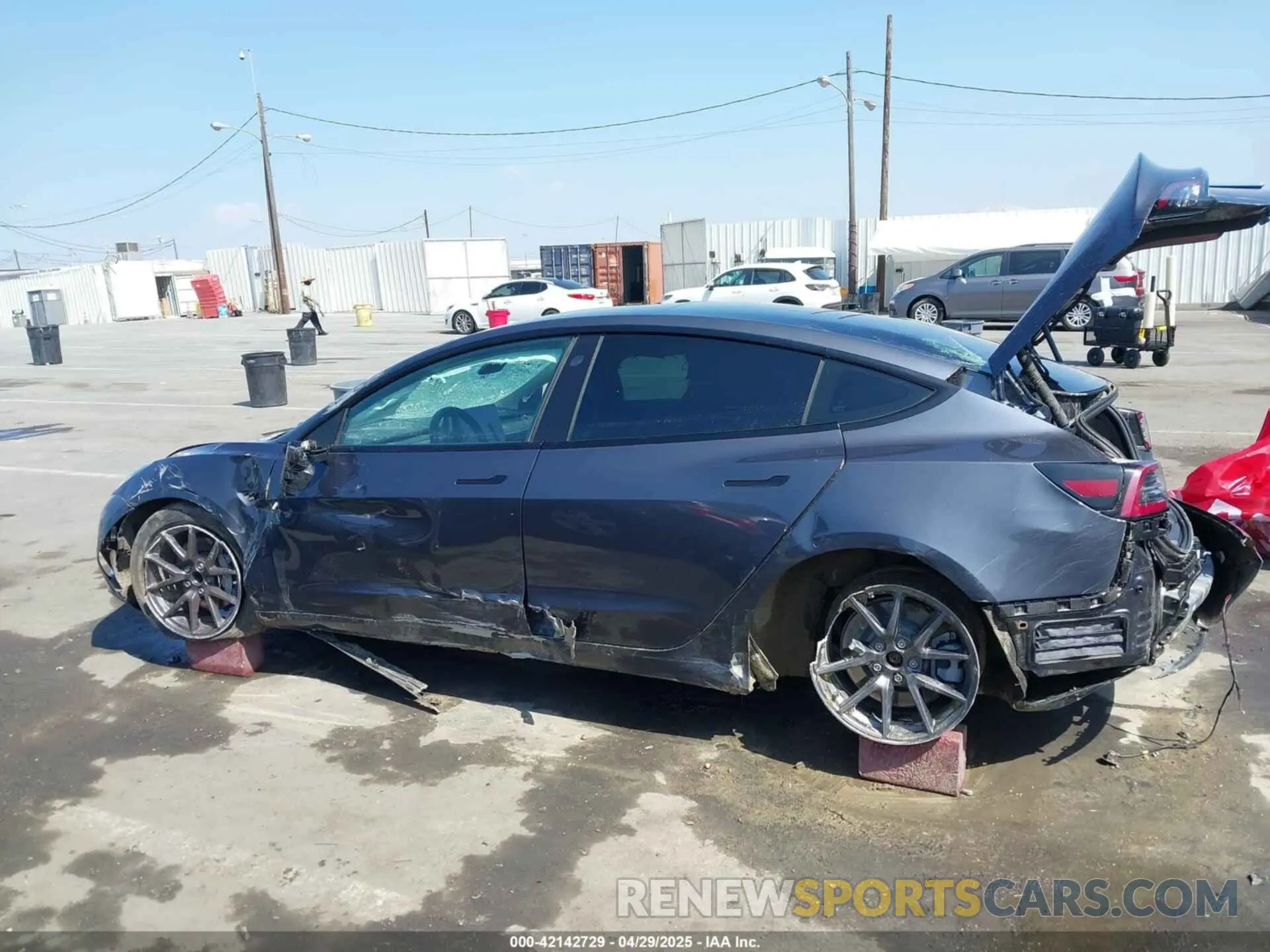 13 Photograph of a damaged car 5YJ3E1EAXMF982441 TESLA MODEL 3 2021