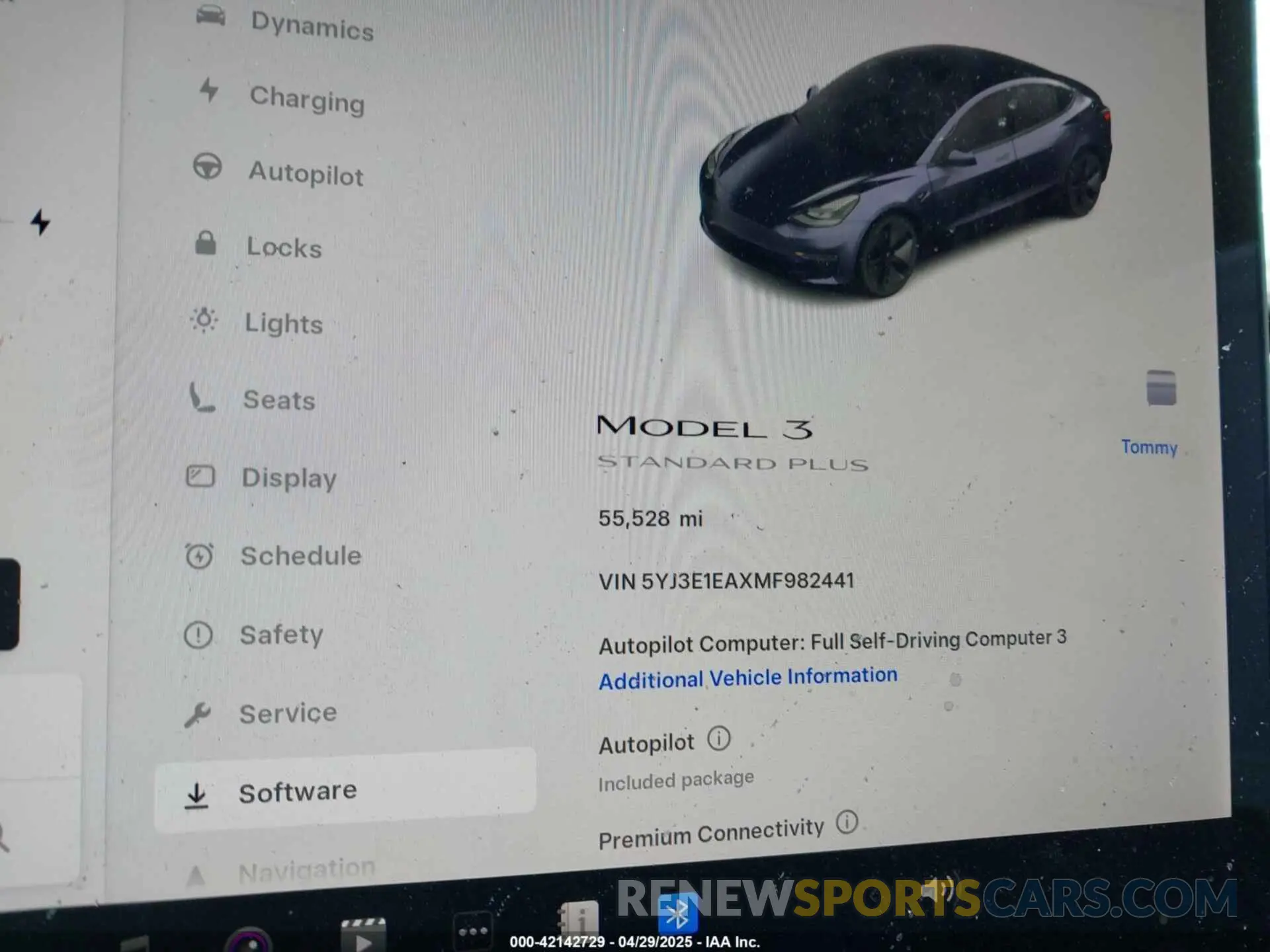 14 Photograph of a damaged car 5YJ3E1EAXMF982441 TESLA MODEL 3 2021