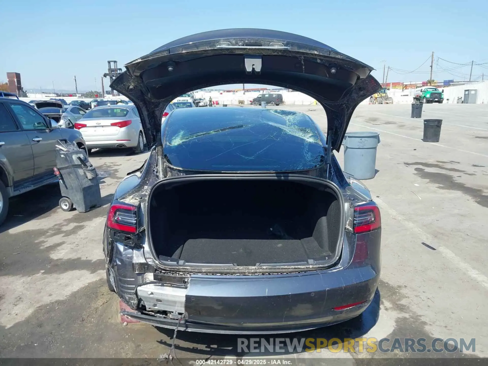 15 Photograph of a damaged car 5YJ3E1EAXMF982441 TESLA MODEL 3 2021
