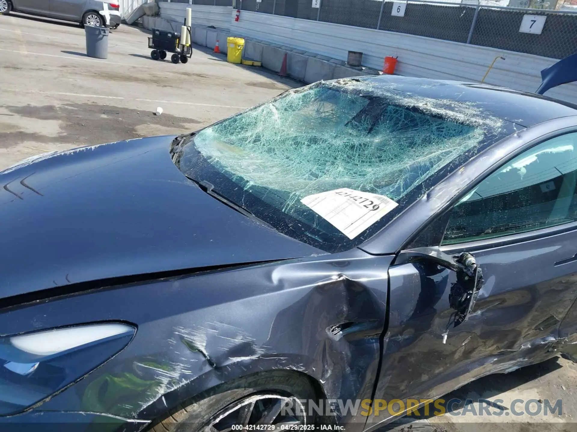 6 Photograph of a damaged car 5YJ3E1EAXMF982441 TESLA MODEL 3 2021