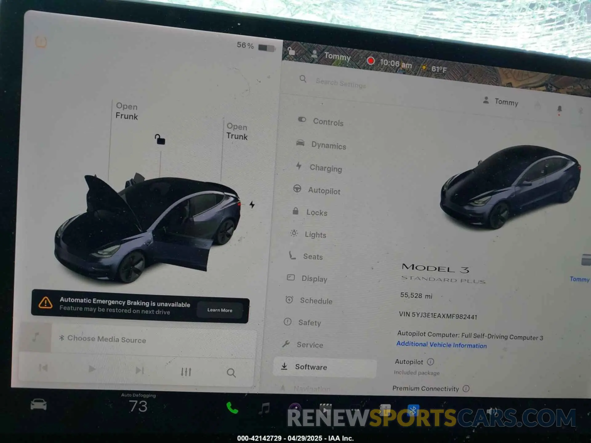 7 Photograph of a damaged car 5YJ3E1EAXMF982441 TESLA MODEL 3 2021