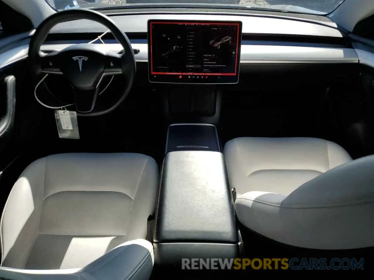 8 Photograph of a damaged car 5YJ3E1EAXMF995223 TESLA MODEL 3 2021