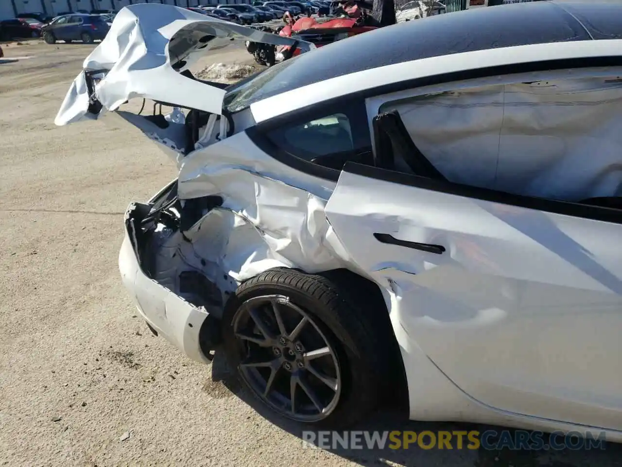 6 Photograph of a damaged car 5YJ3E1EAXMF996193 TESLA MODEL 3 2021