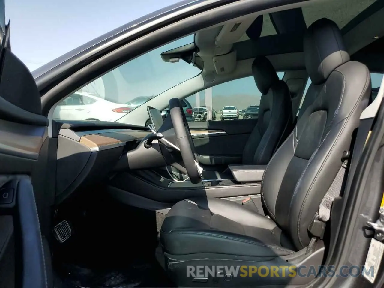 7 Photograph of a damaged car 5YJ3E1EB0MF005205 TESLA MODEL 3 2021