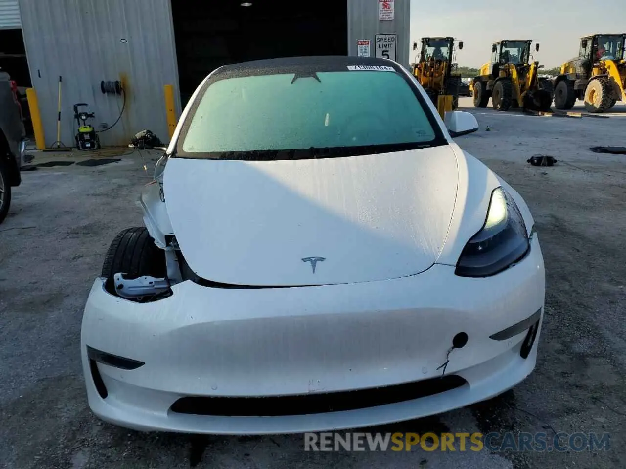 5 Photograph of a damaged car 5YJ3E1EB0MF026491 TESLA MODEL 3 2021