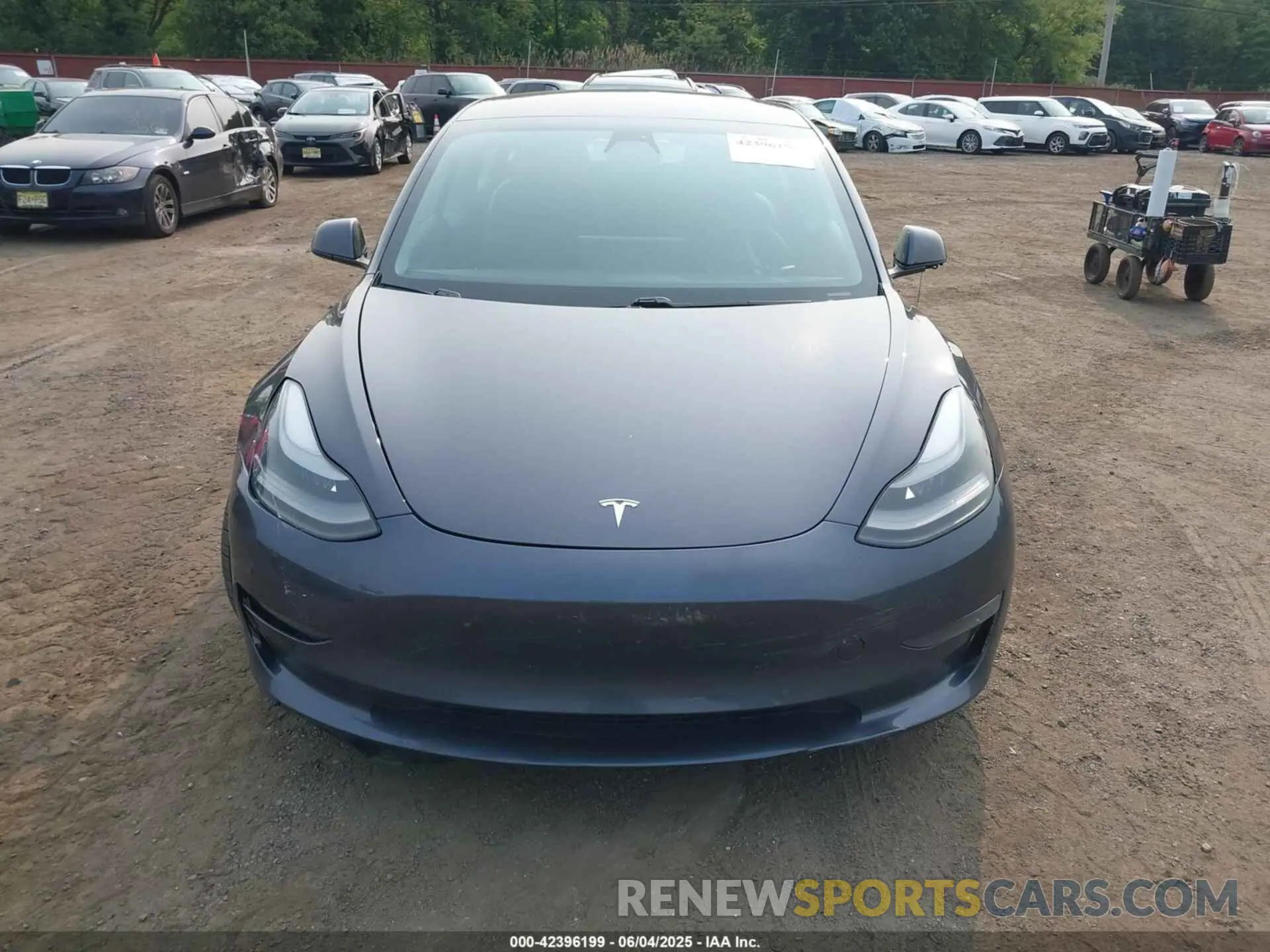 12 Photograph of a damaged car 5YJ3E1EB0MF036423 TESLA MODEL 3 2021