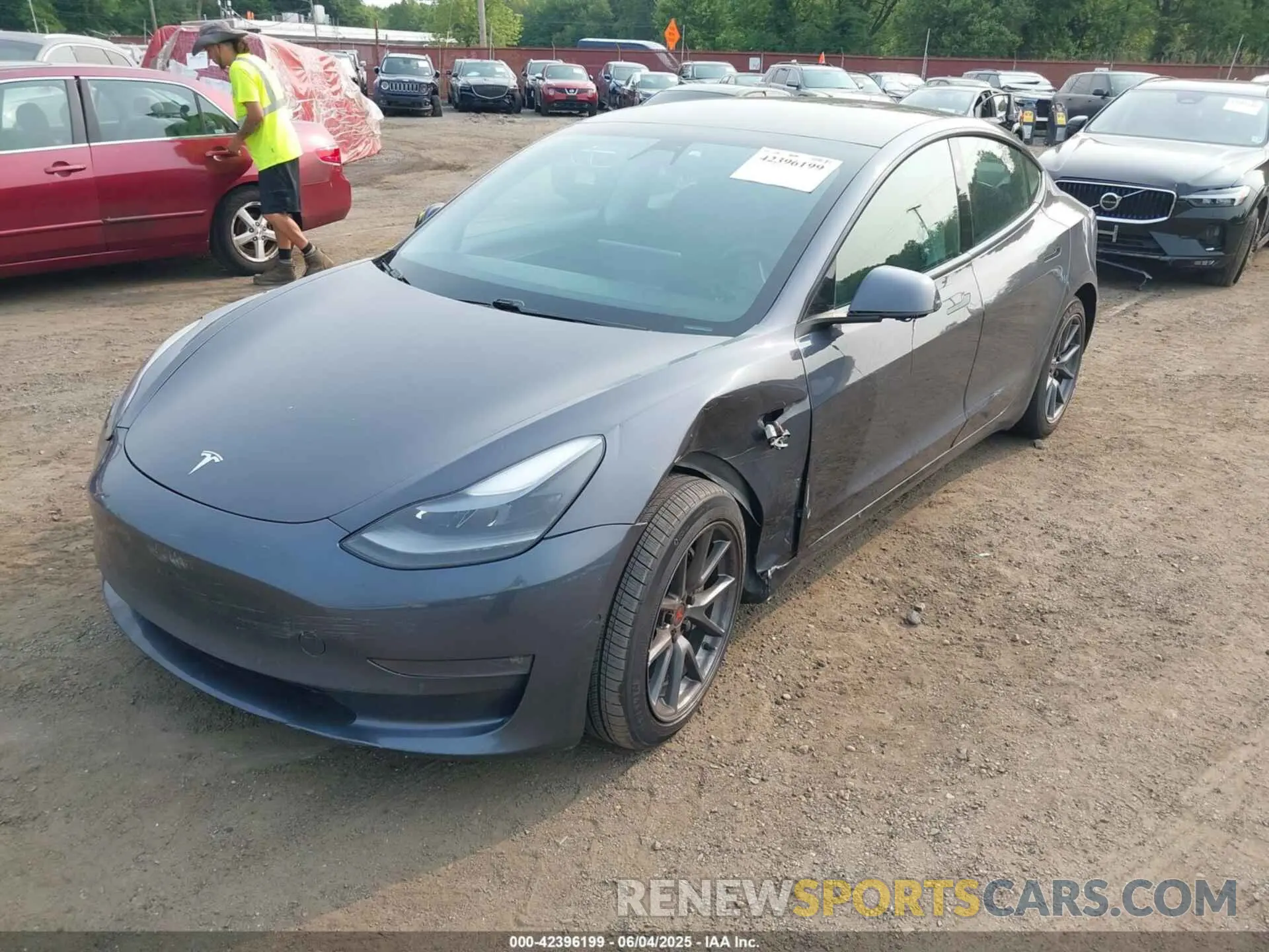 6 Photograph of a damaged car 5YJ3E1EB0MF036423 TESLA MODEL 3 2021