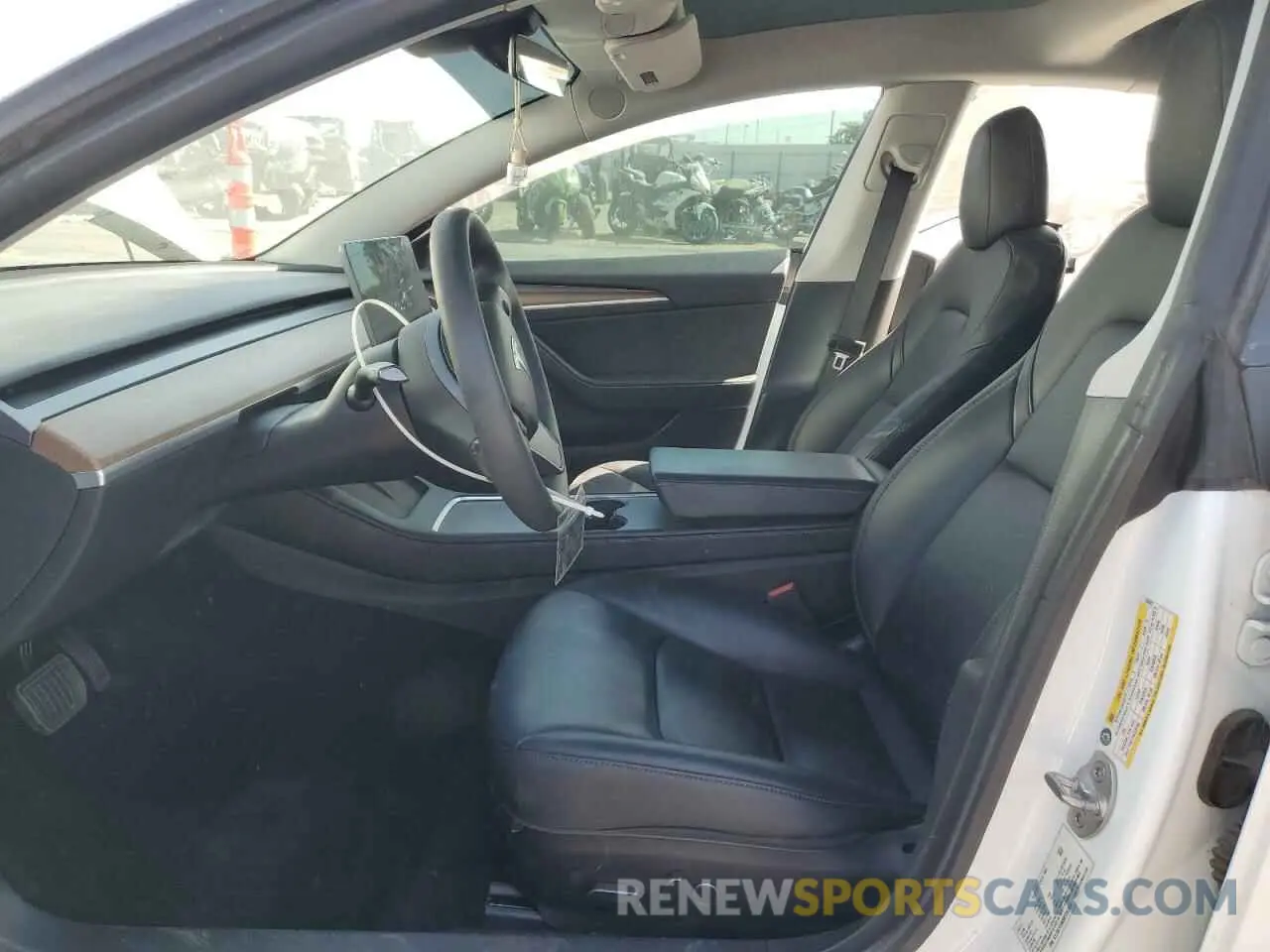7 Photograph of a damaged car 5YJ3E1EB0MF050922 TESLA MODEL 3 2021