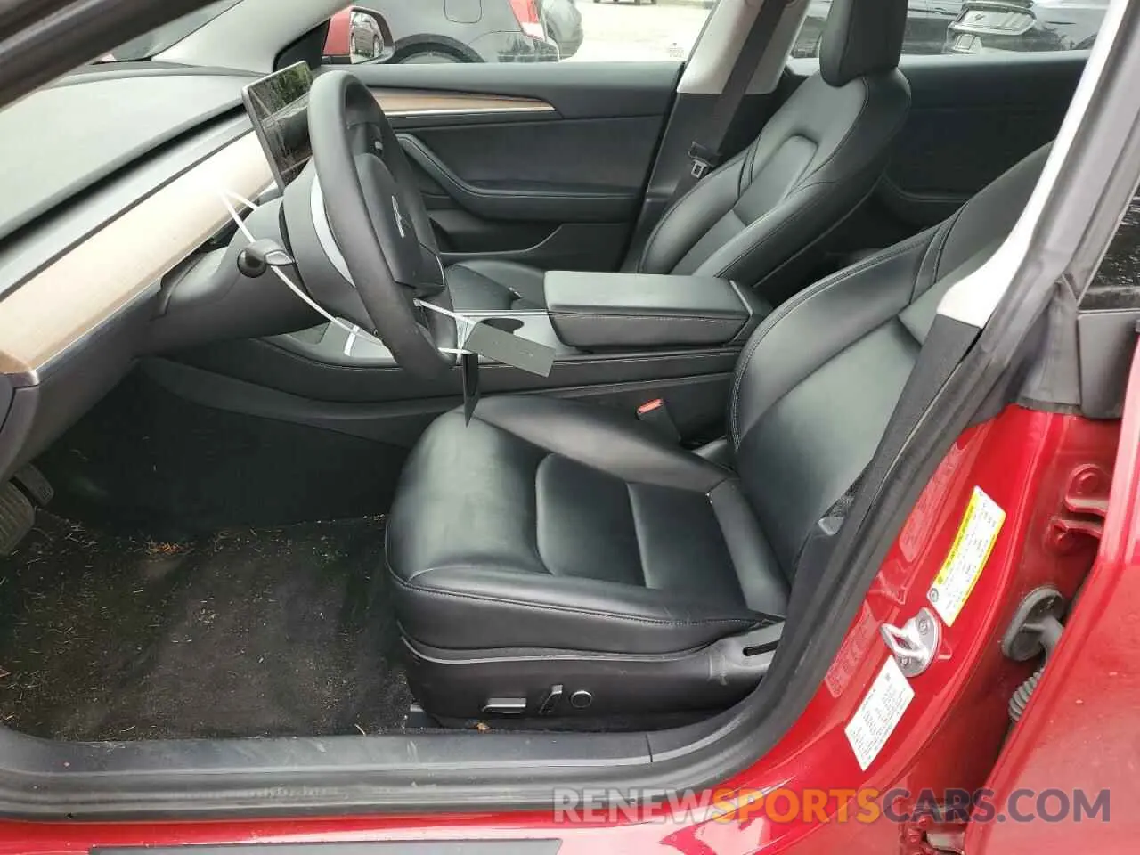 7 Photograph of a damaged car 5YJ3E1EB0MF055411 TESLA MODEL 3 2021