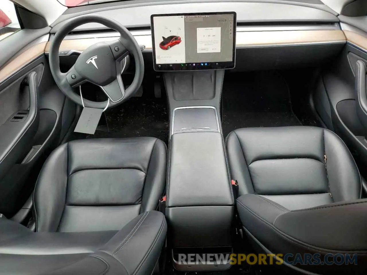 8 Photograph of a damaged car 5YJ3E1EB0MF055411 TESLA MODEL 3 2021