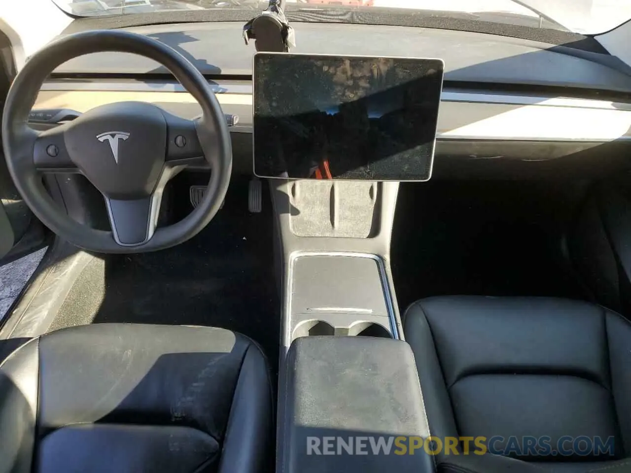 8 Photograph of a damaged car 5YJ3E1EB0MF055540 TESLA MODEL 3 2021