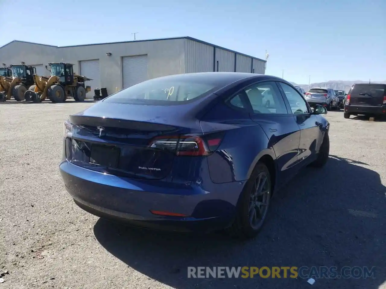 4 Photograph of a damaged car 5YJ3E1EB0MF056767 TESLA MODEL 3 2021