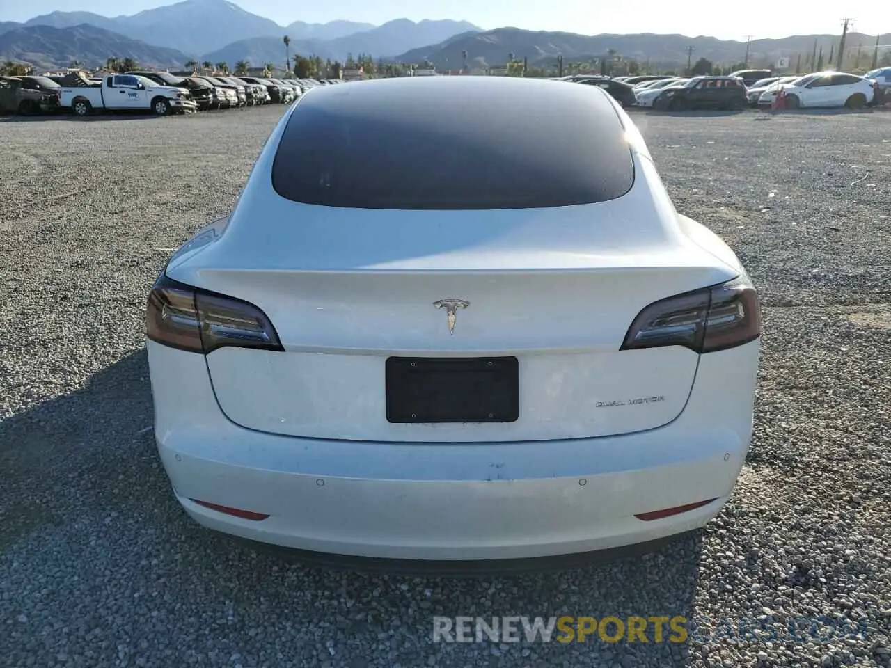6 Photograph of a damaged car 5YJ3E1EB0MF059457 TESLA MODEL 3 2021