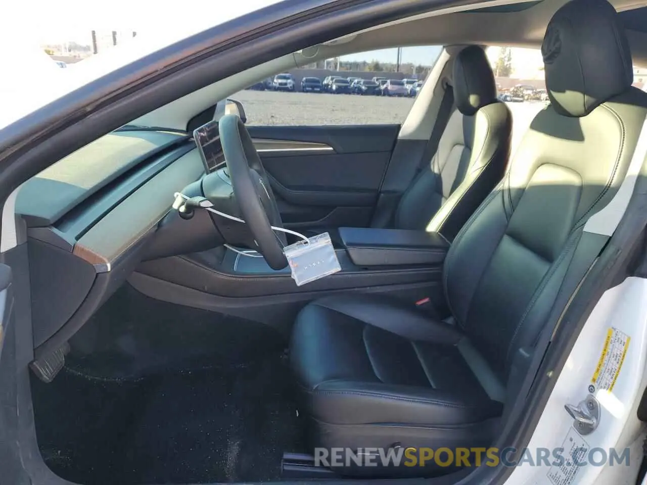 7 Photograph of a damaged car 5YJ3E1EB0MF059457 TESLA MODEL 3 2021