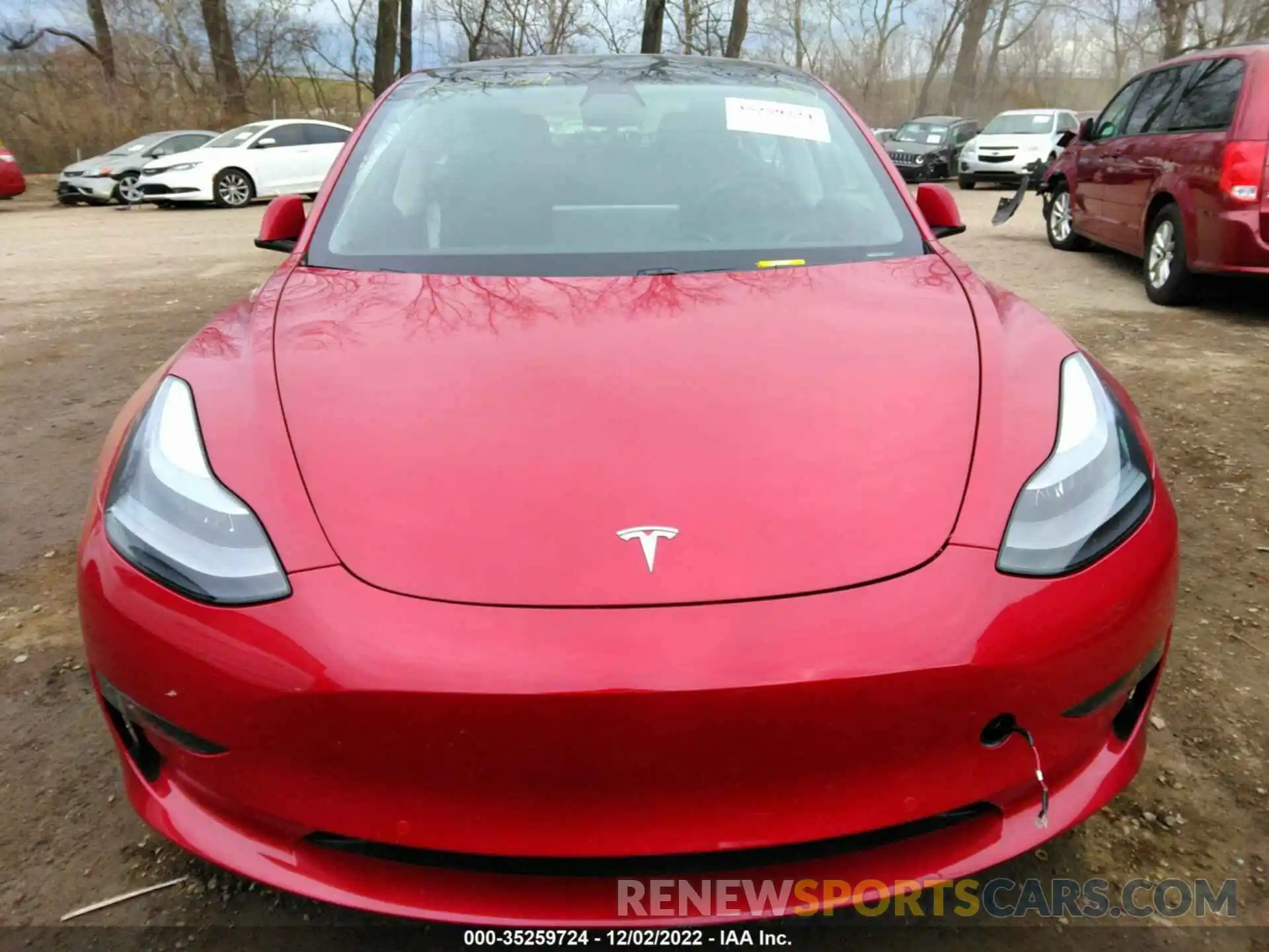 10 Photograph of a damaged car 5YJ3E1EB0MF066151 TESLA MODEL 3 2021