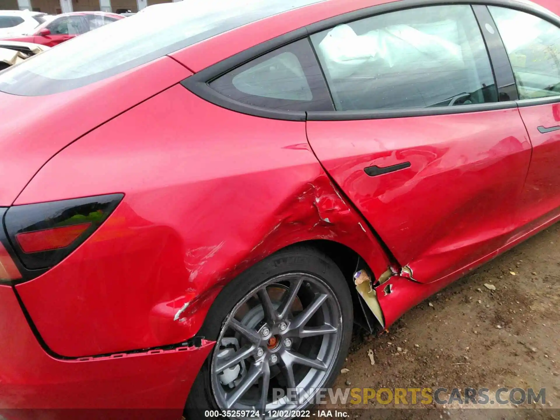 6 Photograph of a damaged car 5YJ3E1EB0MF066151 TESLA MODEL 3 2021