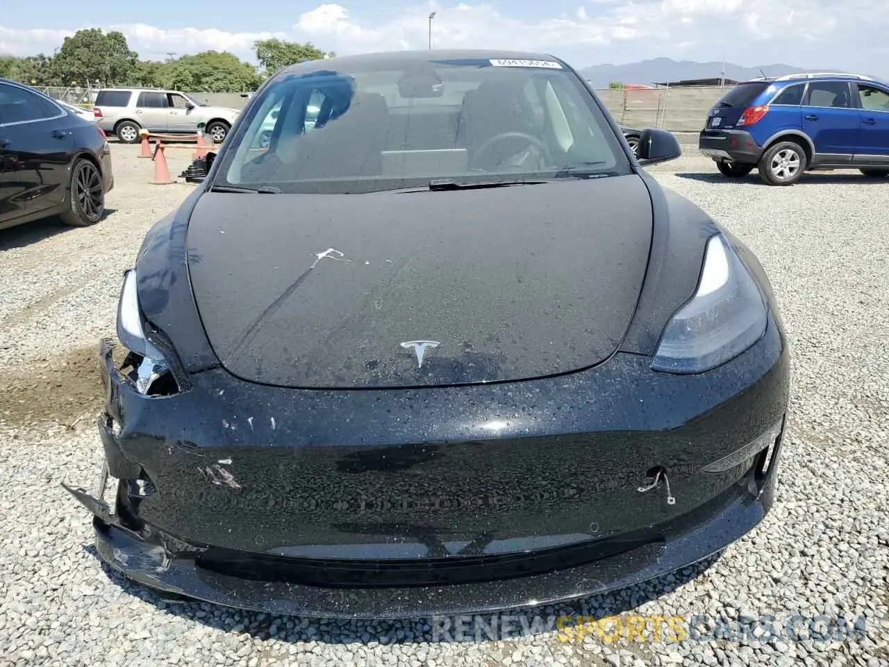 5 Photograph of a damaged car 5YJ3E1EB0MF069227 TESLA MODEL 3 2021