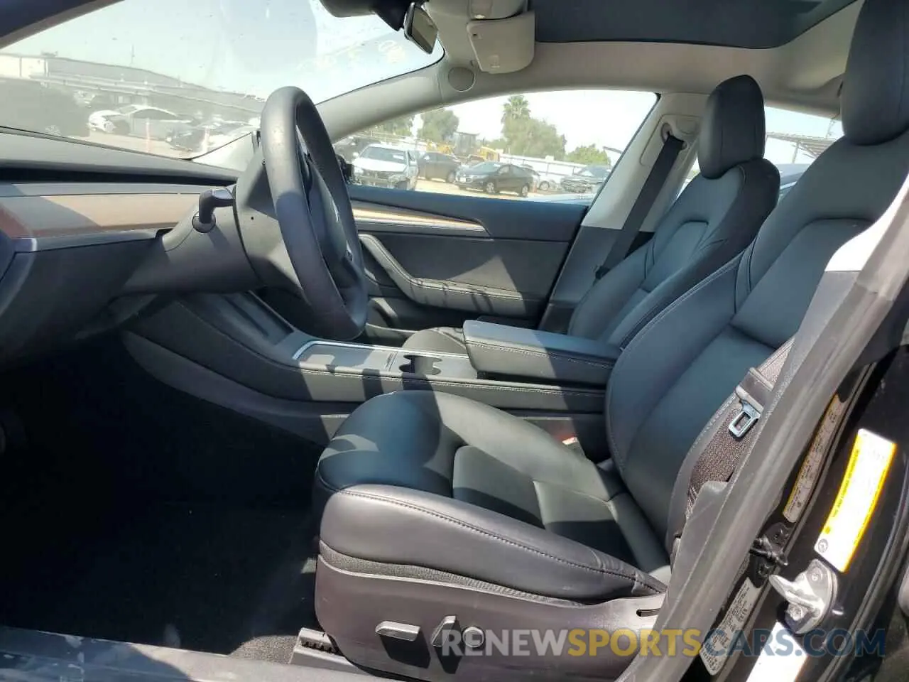 7 Photograph of a damaged car 5YJ3E1EB0MF069227 TESLA MODEL 3 2021