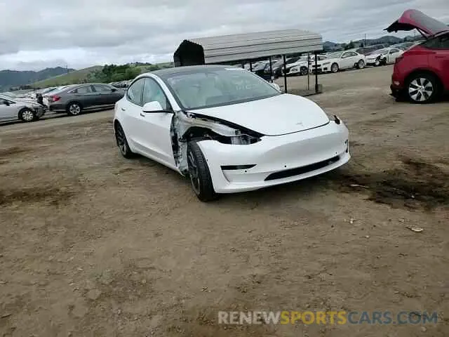 11 Photograph of a damaged car 5YJ3E1EB0MF073052 TESLA MODEL 3 2021