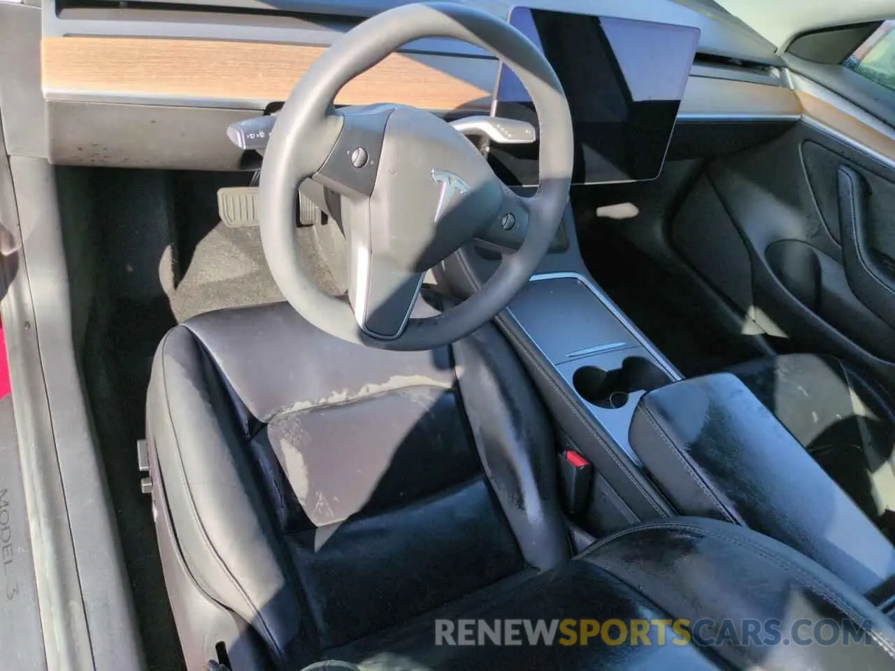 8 Photograph of a damaged car 5YJ3E1EB0MF087789 TESLA MODEL 3 2021