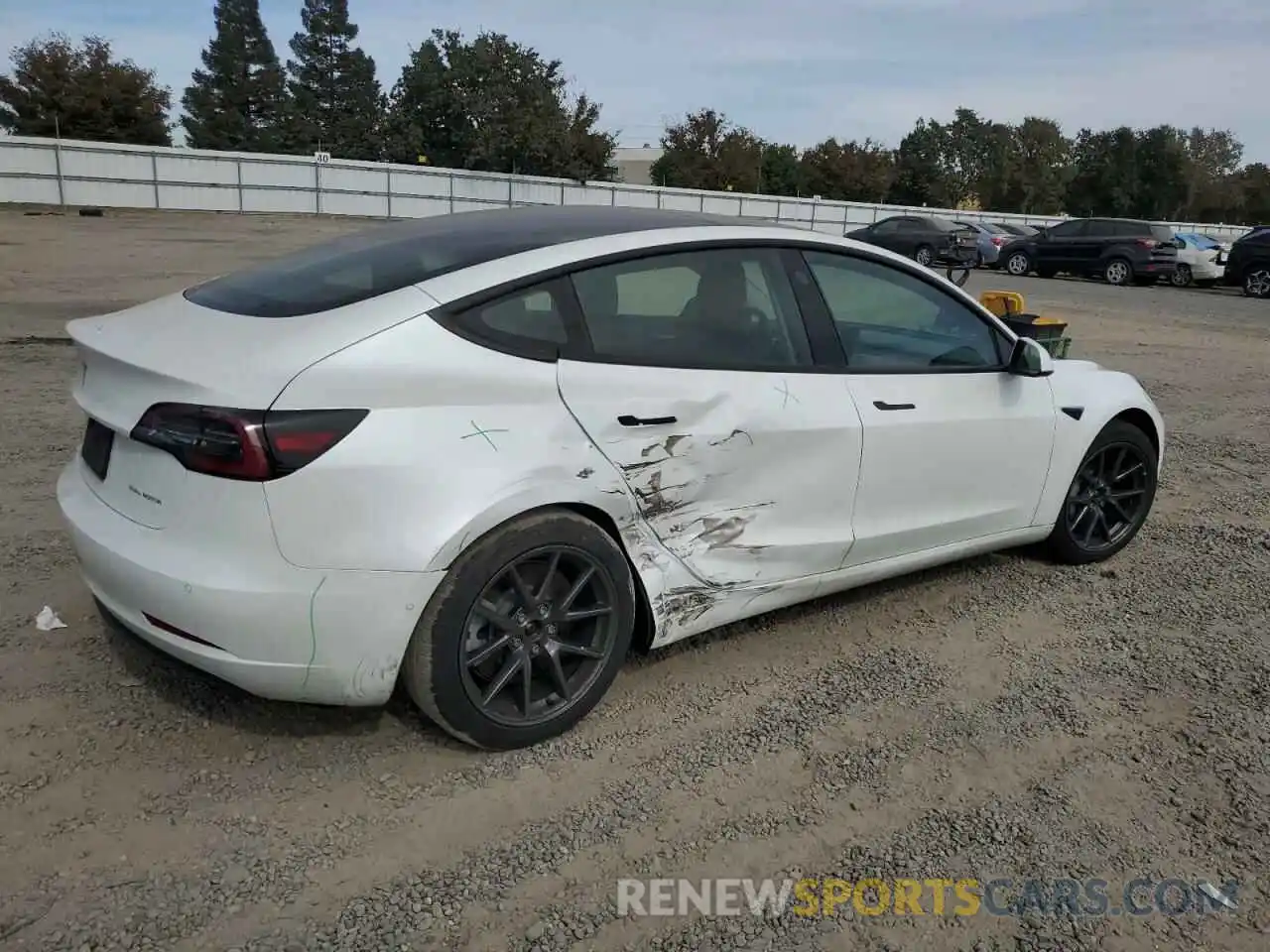 3 Photograph of a damaged car 5YJ3E1EB0MF150342 TESLA MODEL 3 2021