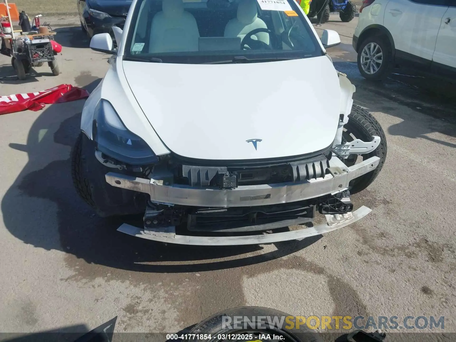 6 Photograph of a damaged car 5YJ3E1EB0MF860289 TESLA MODEL 3 2021