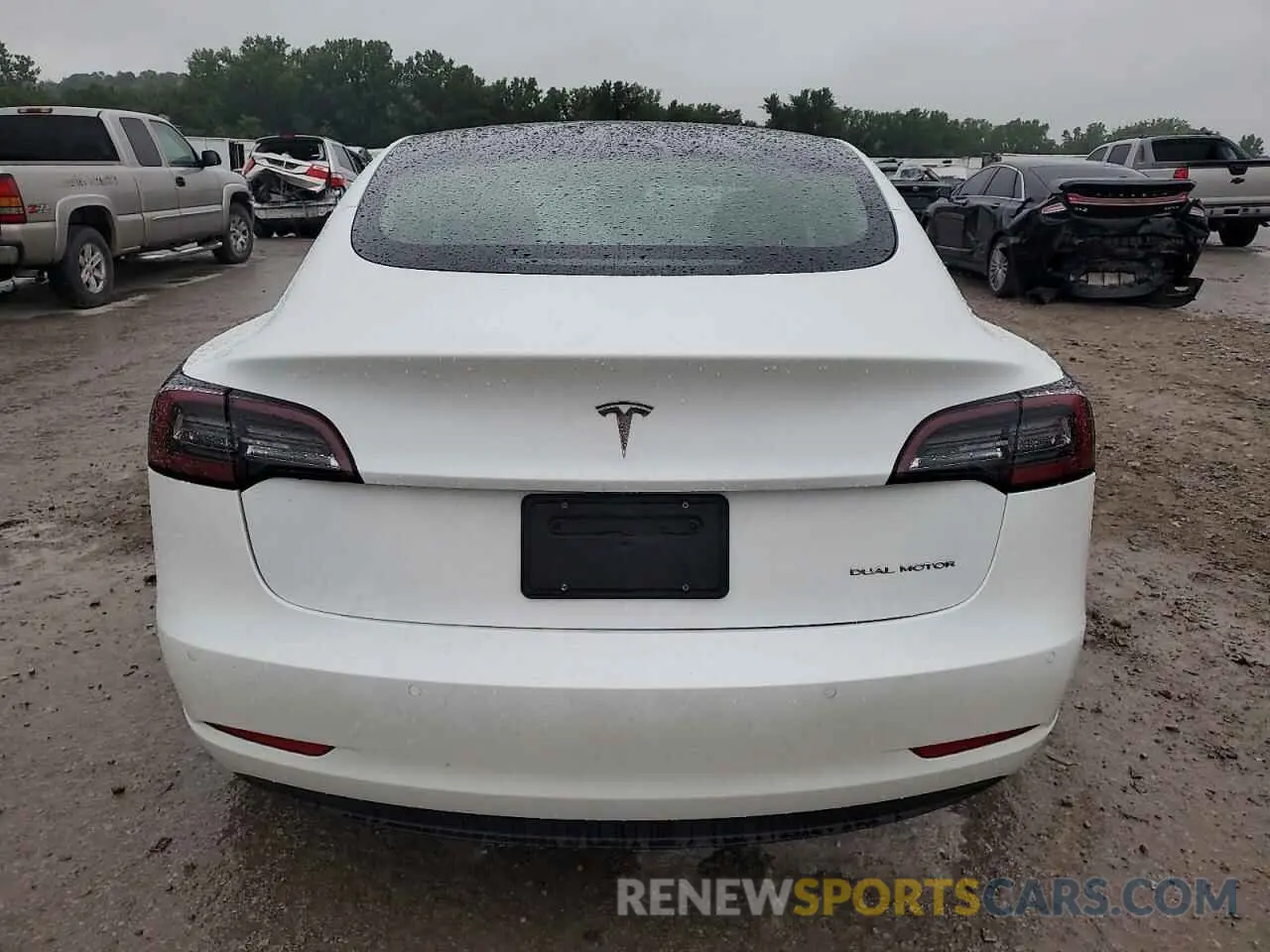 6 Photograph of a damaged car 5YJ3E1EB0MF862446 TESLA MODEL 3 2021