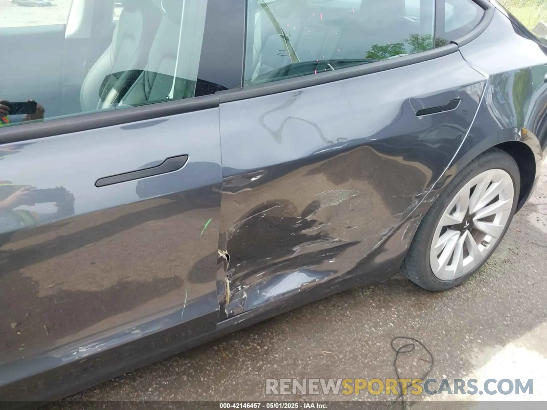 6 Photograph of a damaged car 5YJ3E1EB0MF902654 TESLA MODEL 3 2021