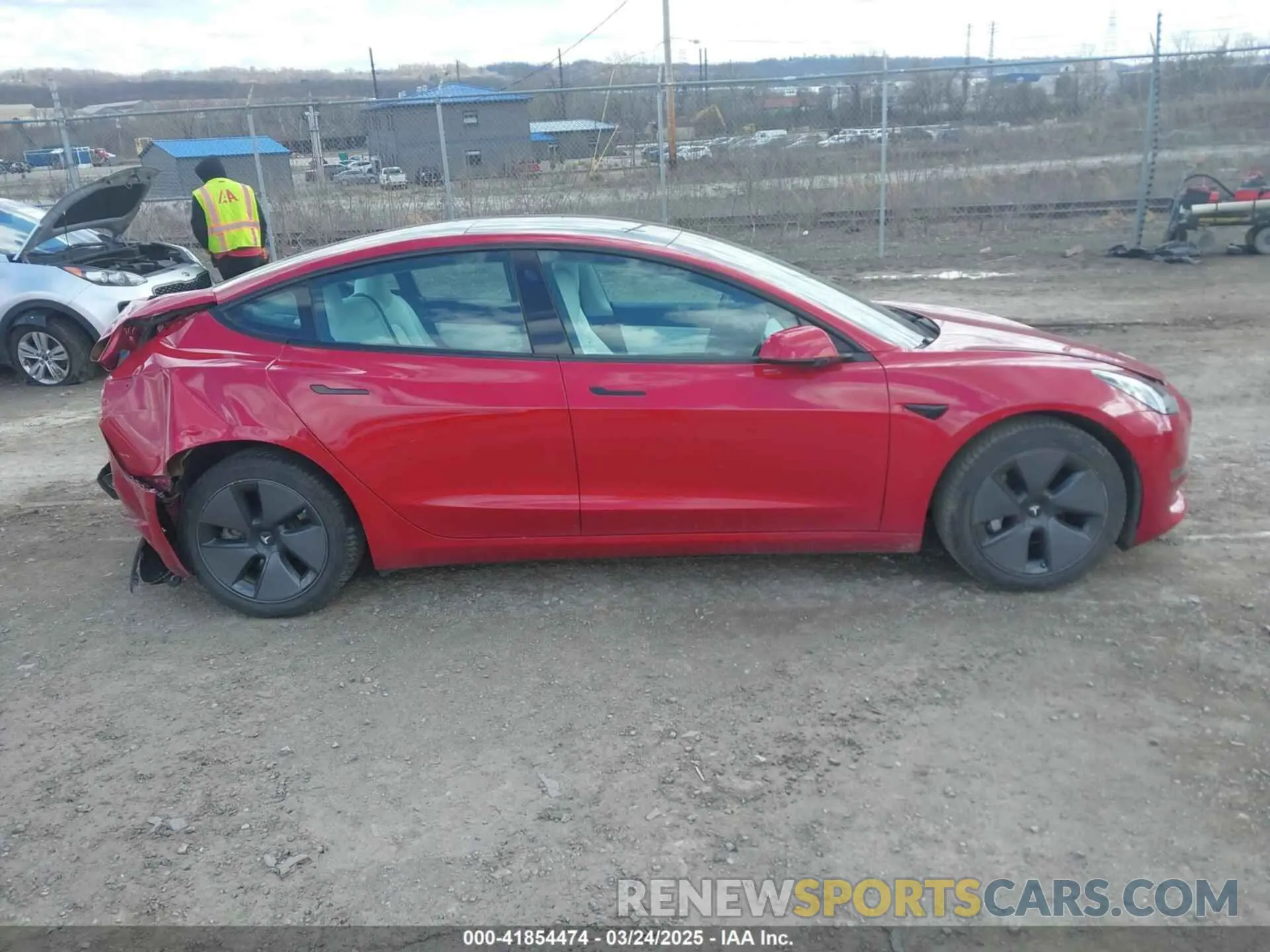 12 Photograph of a damaged car 5YJ3E1EB0MF902833 TESLA MODEL 3 2021