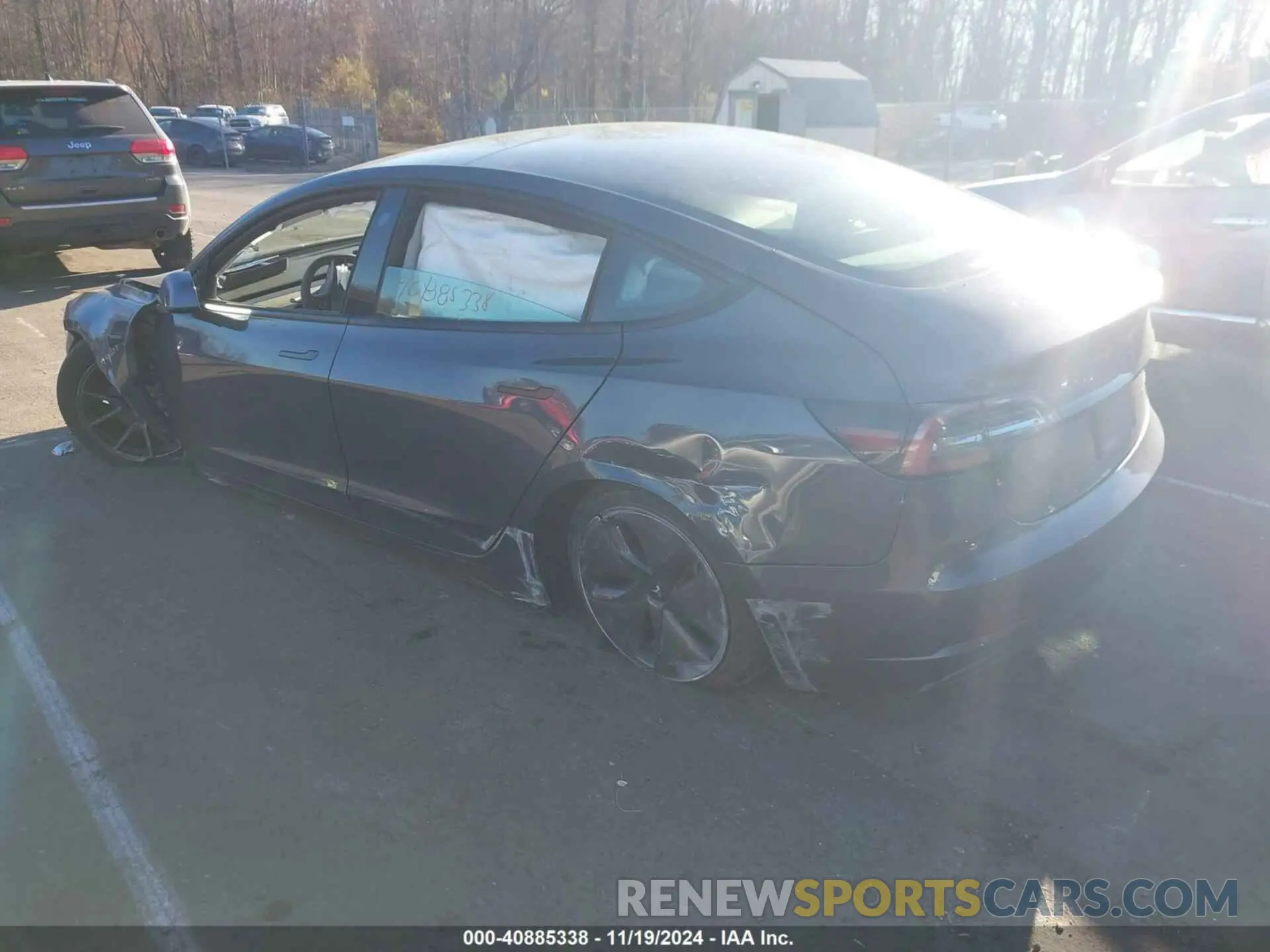 3 Photograph of a damaged car 5YJ3E1EB0MF974860 TESLA MODEL 3 2021