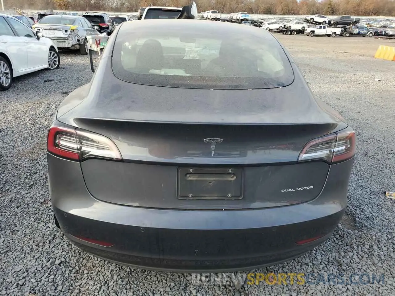6 Photograph of a damaged car 5YJ3E1EB0MF979640 TESLA MODEL 3 2021