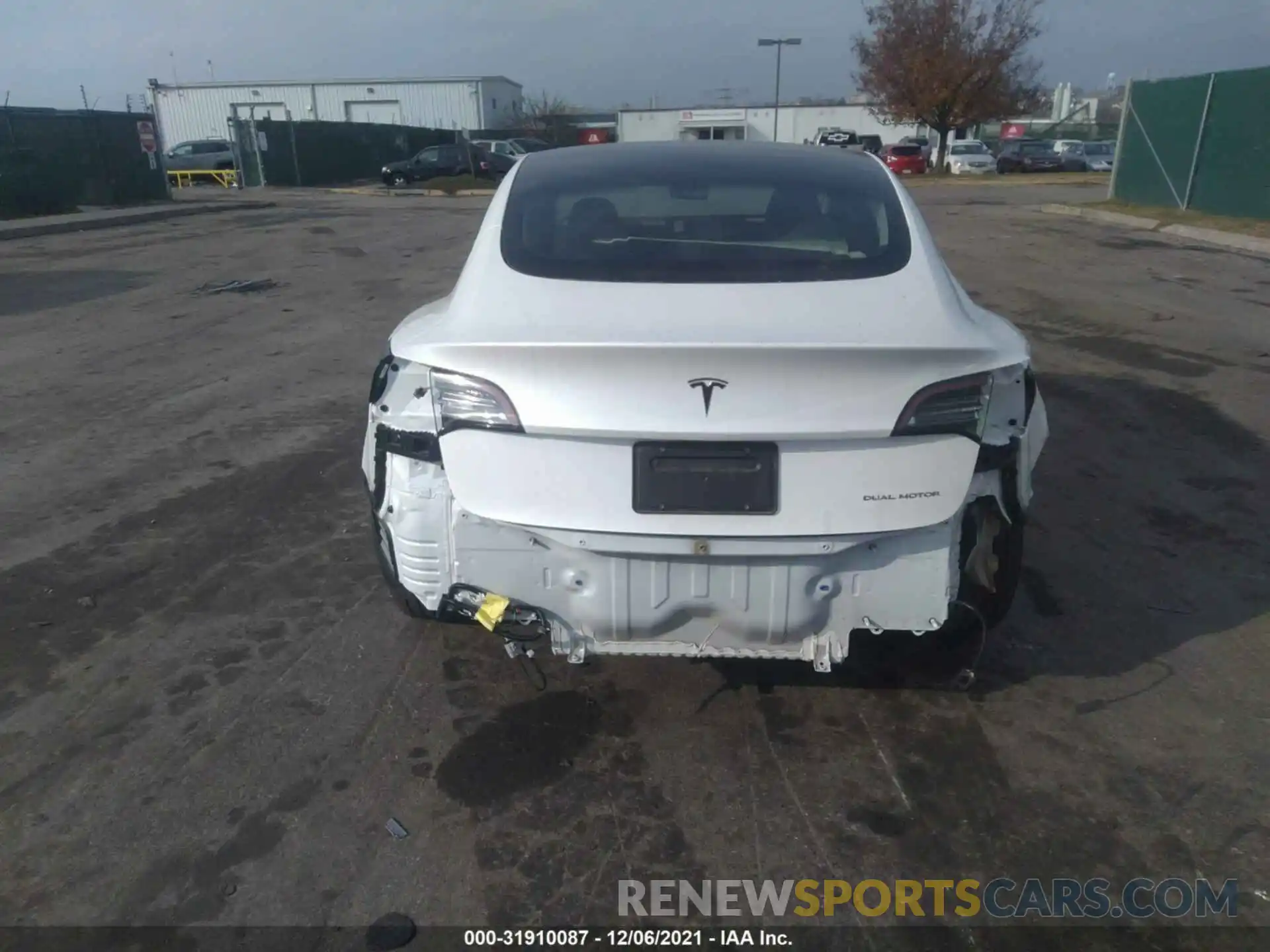 6 Photograph of a damaged car 5YJ3E1EB0MF984207 TESLA MODEL 3 2021