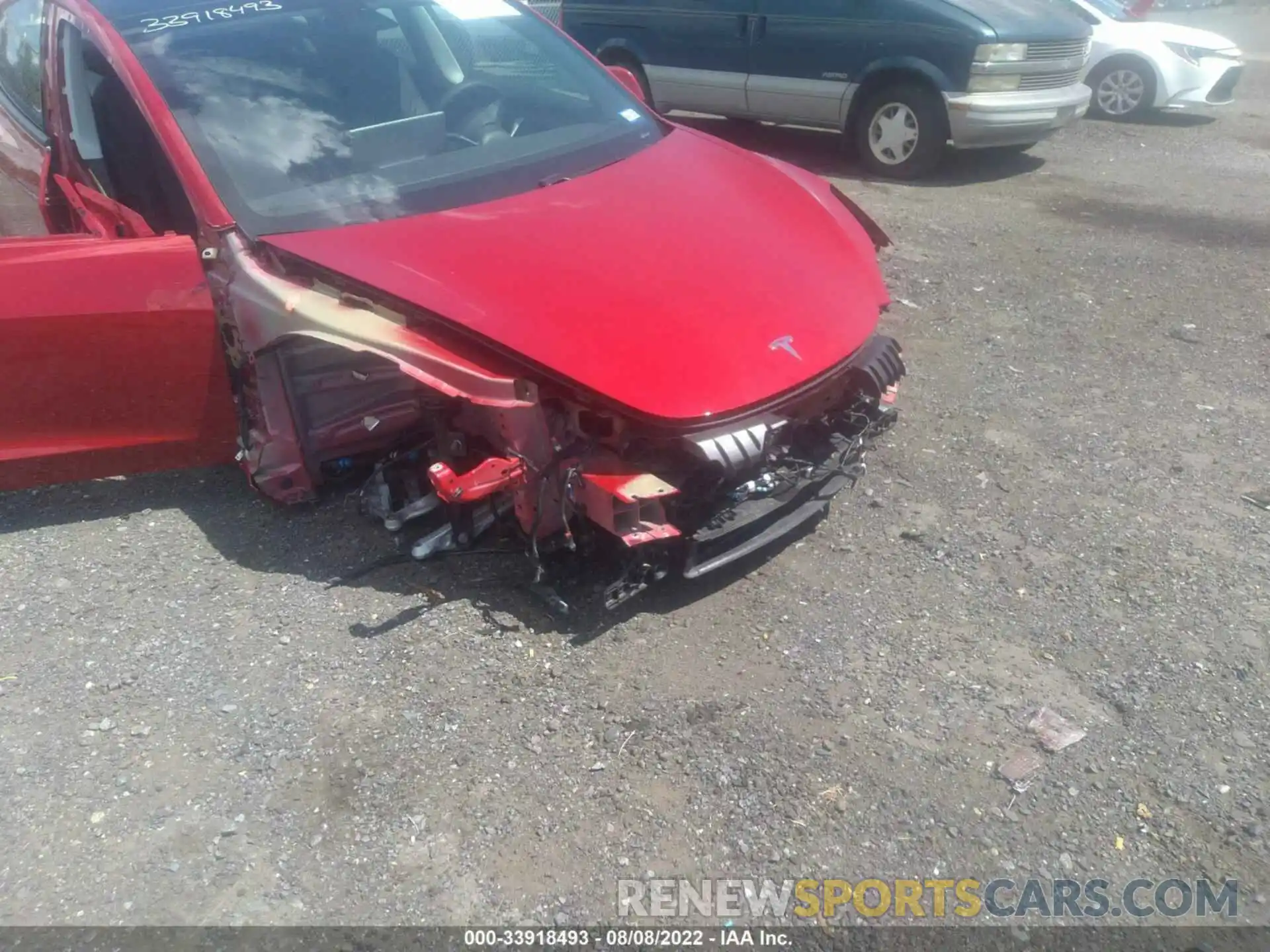 6 Photograph of a damaged car 5YJ3E1EB0MF992260 TESLA MODEL 3 2021