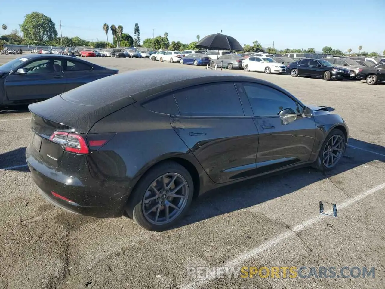3 Photograph of a damaged car 5YJ3E1EB0MF998107 TESLA MODEL 3 2021