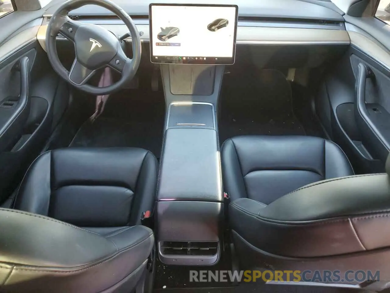 8 Photograph of a damaged car 5YJ3E1EB0MF998107 TESLA MODEL 3 2021