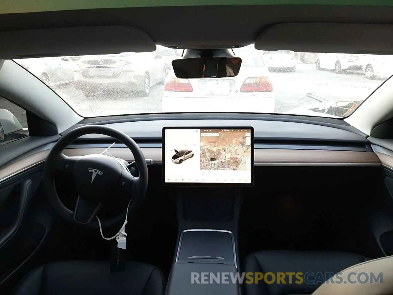 9 Photograph of a damaged car 5YJ3E1EB1MF002023 TESLA MODEL 3 2021