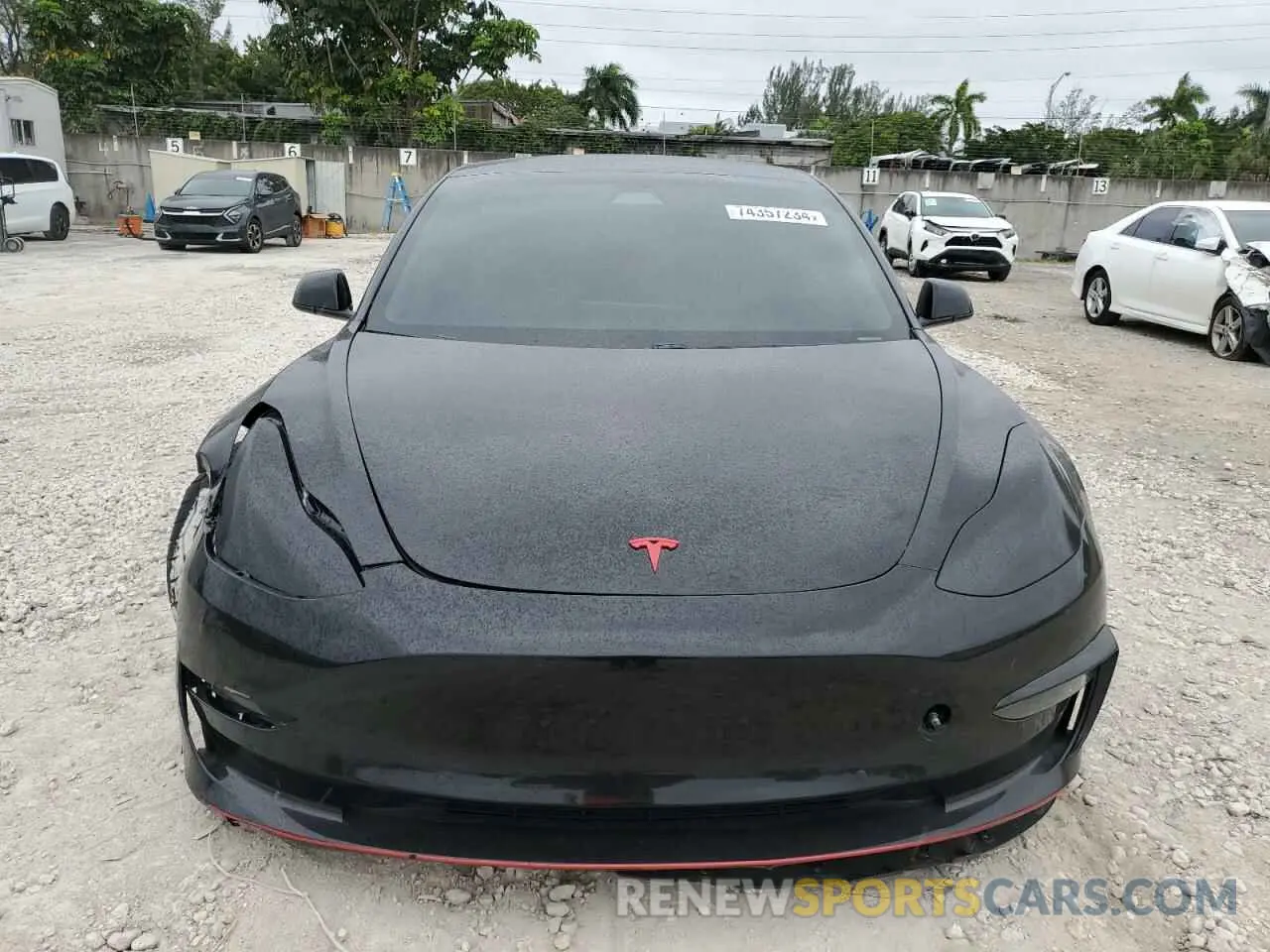 5 Photograph of a damaged car 5YJ3E1EB1MF044157 TESLA MODEL 3 2021