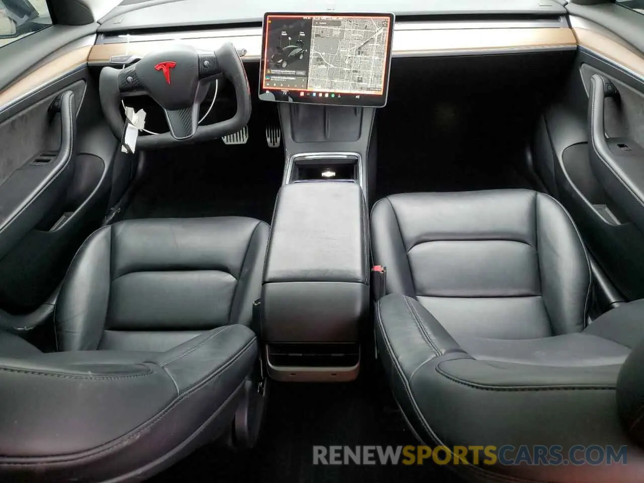 8 Photograph of a damaged car 5YJ3E1EB1MF044157 TESLA MODEL 3 2021