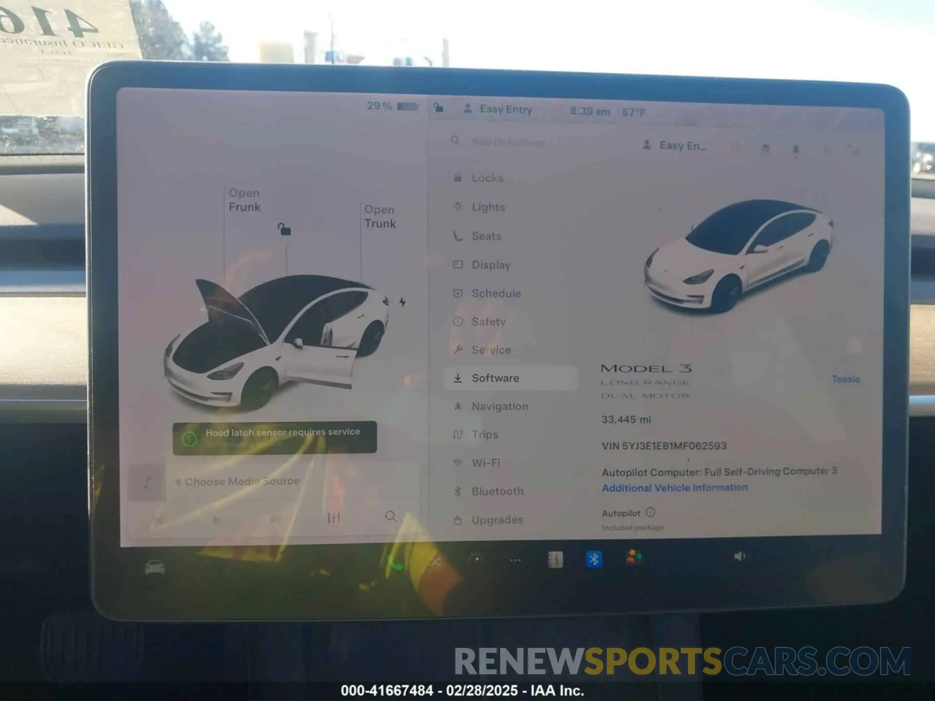 19 Photograph of a damaged car 5YJ3E1EB1MF062593 TESLA MODEL 3 2021