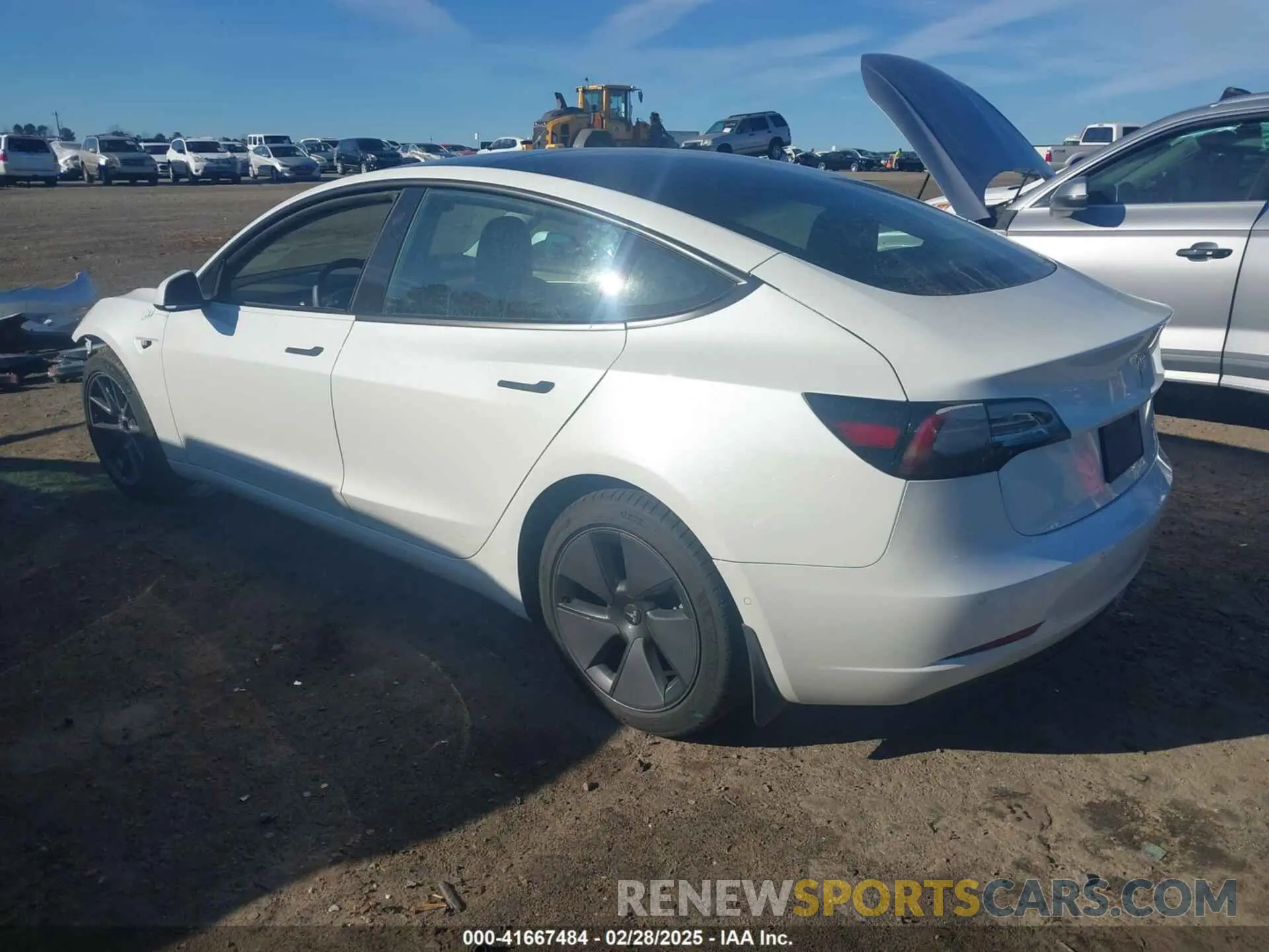 3 Photograph of a damaged car 5YJ3E1EB1MF062593 TESLA MODEL 3 2021