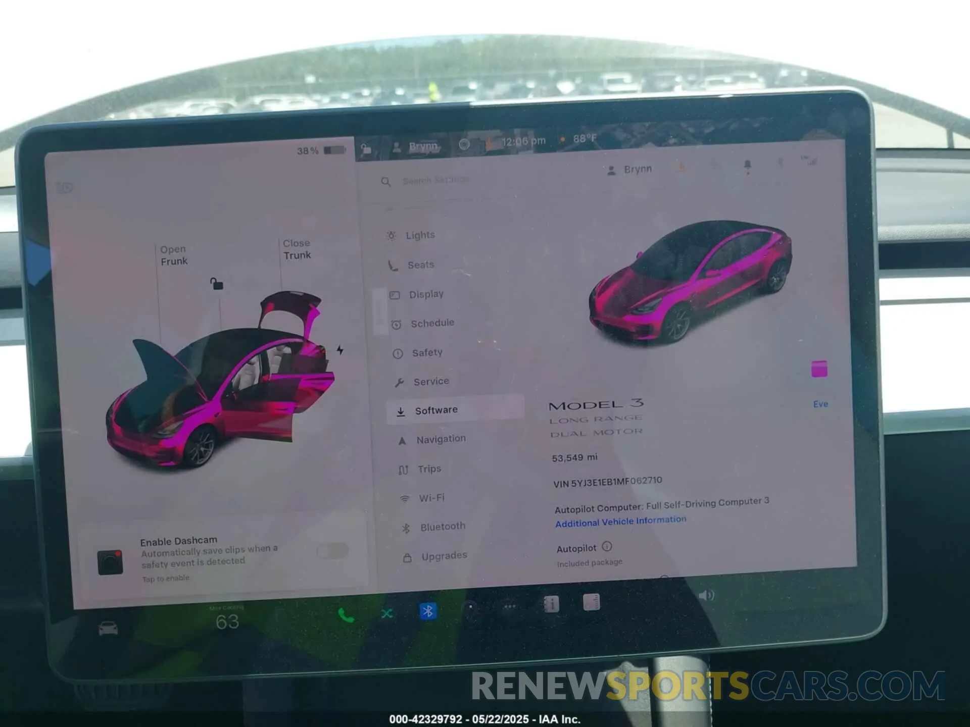 7 Photograph of a damaged car 5YJ3E1EB1MF062710 TESLA MODEL 3 2021