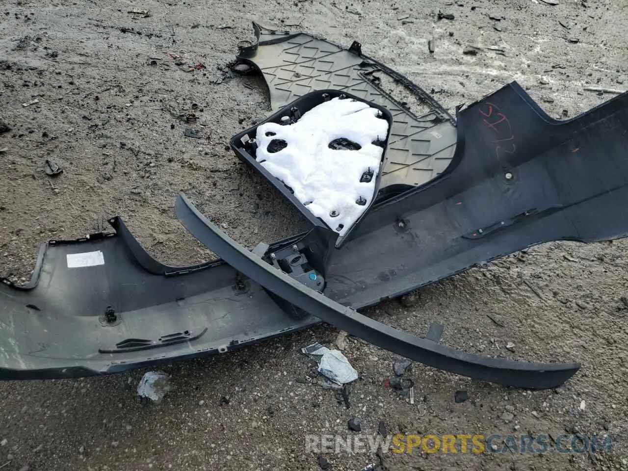 12 Photograph of a damaged car 5YJ3E1EB1MF063971 TESLA MODEL 3 2021