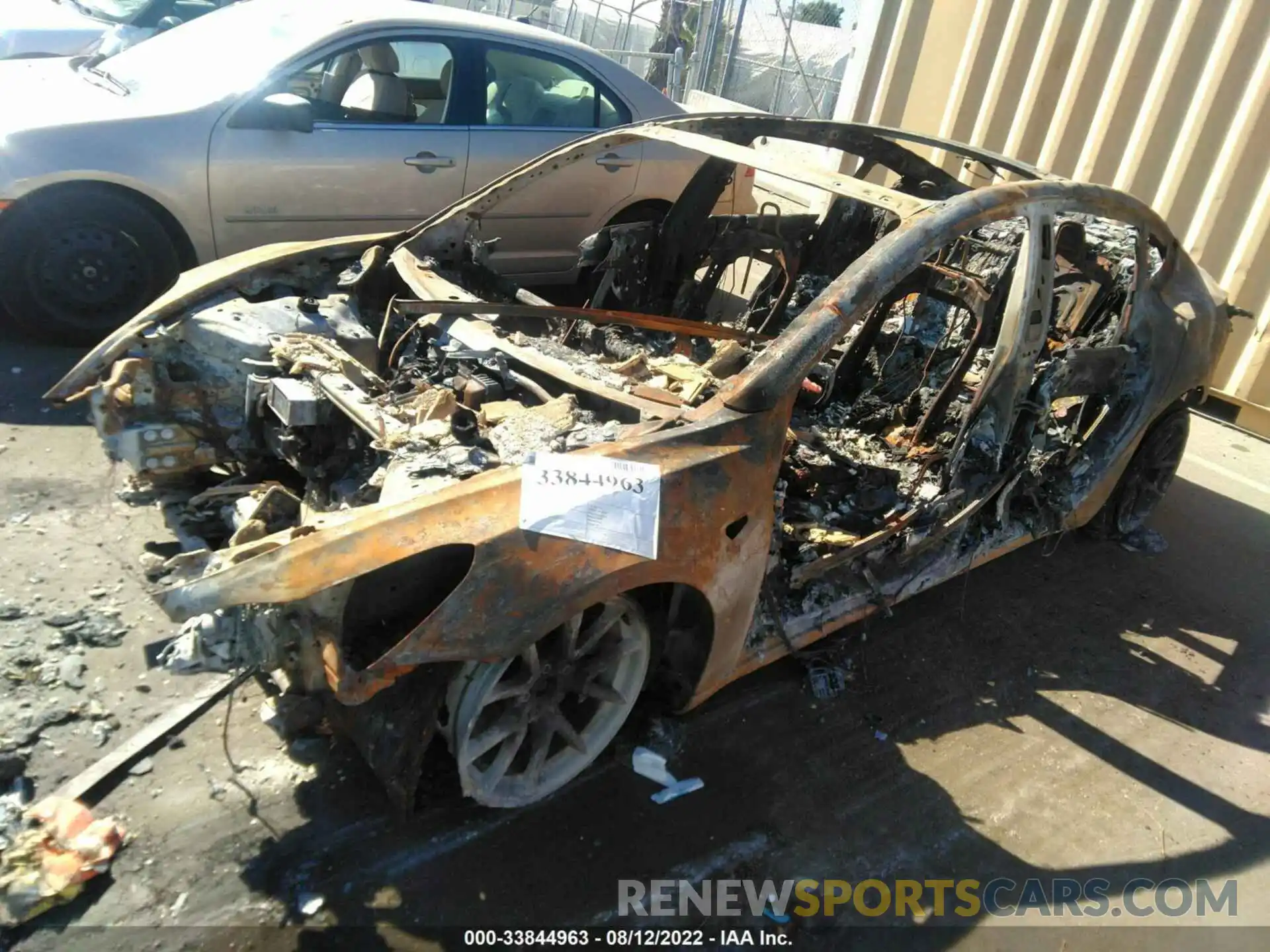 2 Photograph of a damaged car 5YJ3E1EB1MF069852 TESLA MODEL 3 2021