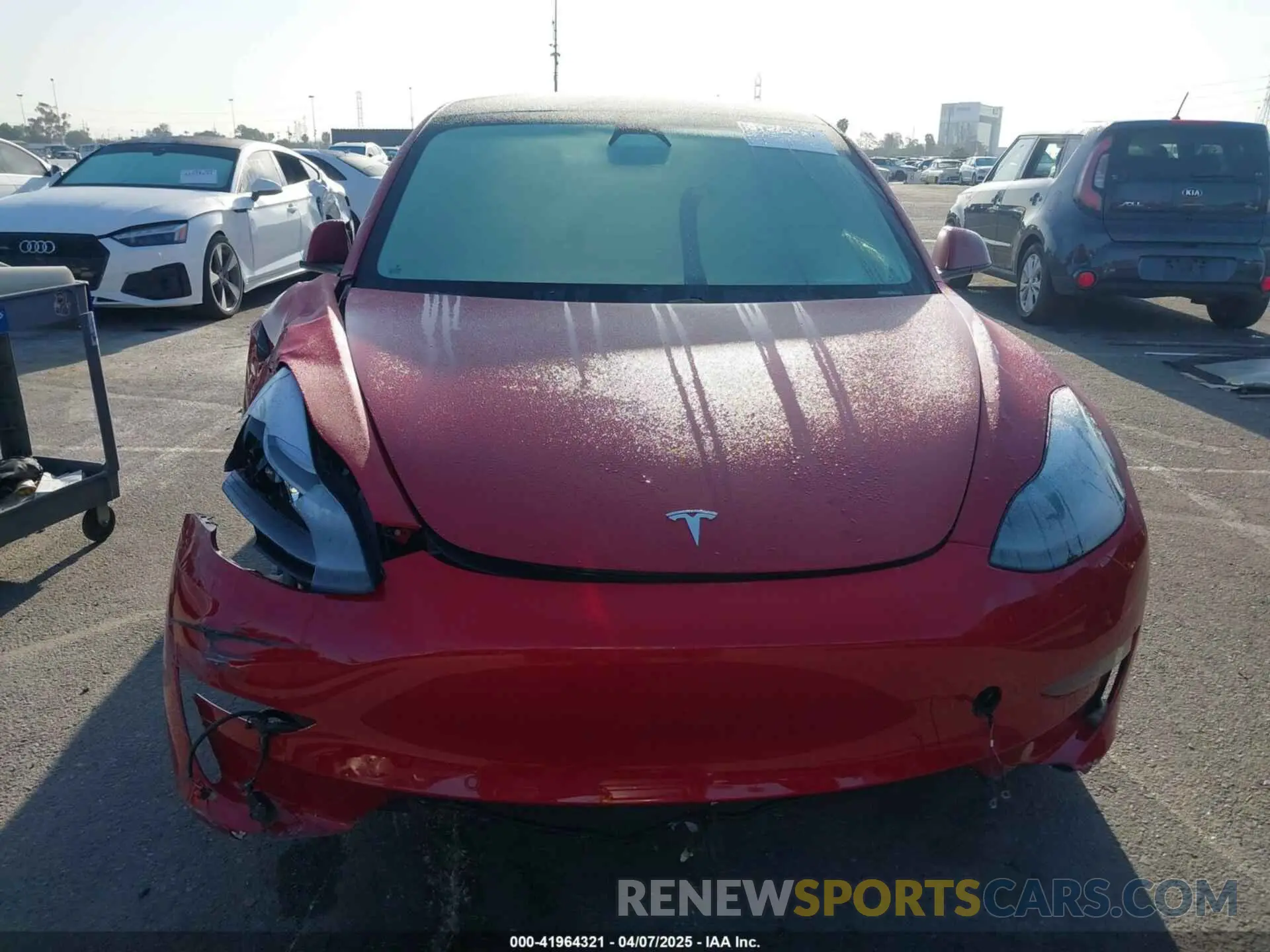 12 Photograph of a damaged car 5YJ3E1EB1MF071634 TESLA MODEL 3 2021