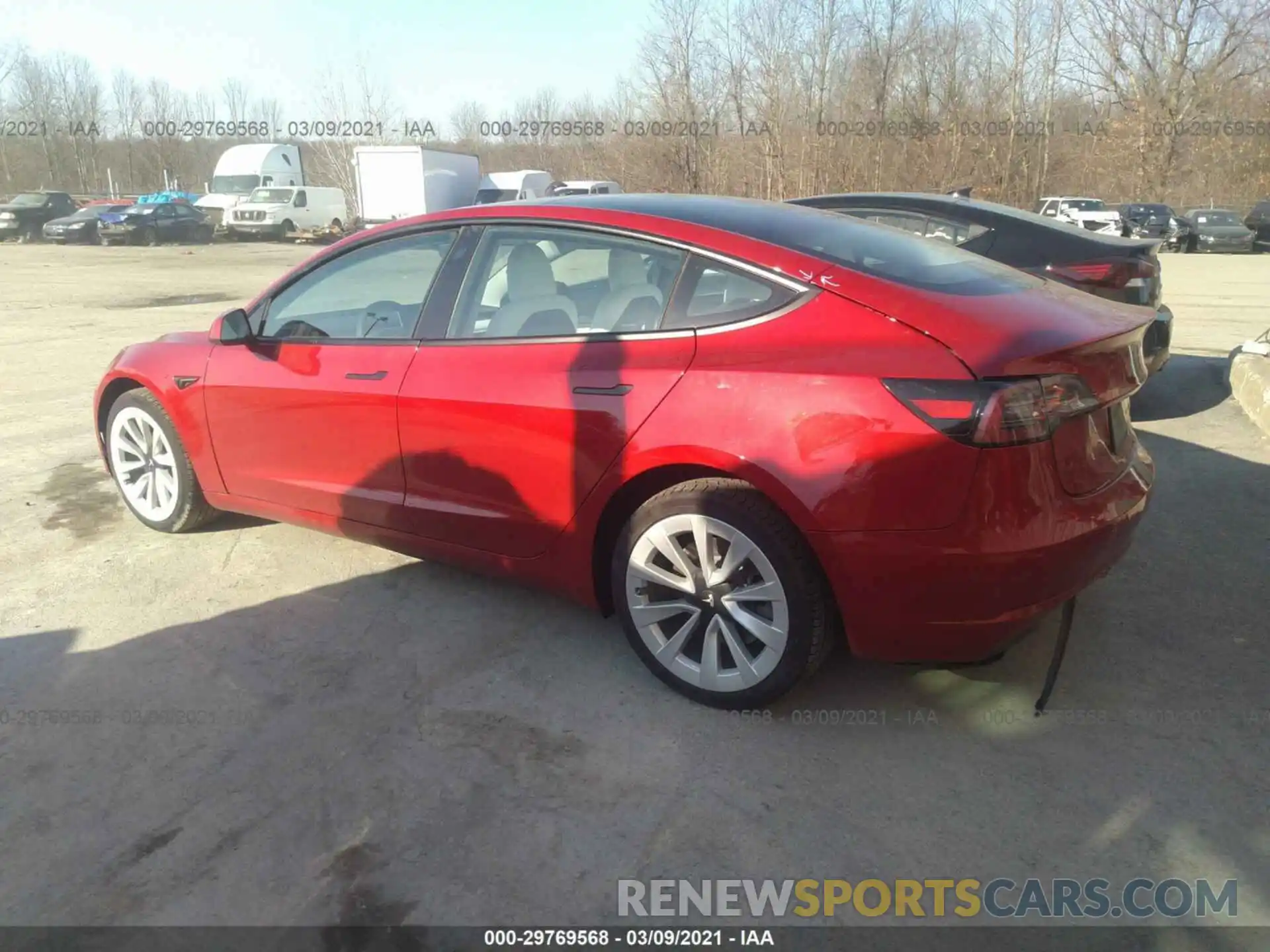 3 Photograph of a damaged car 5YJ3E1EB1MF848989 TESLA MODEL 3 2021